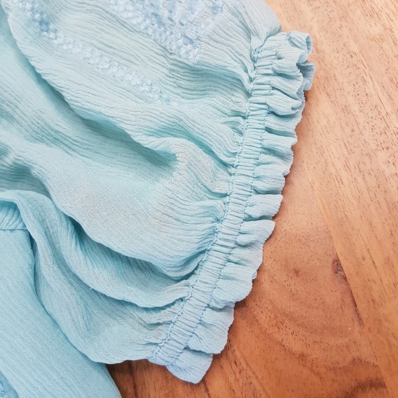 🌏 BIBA • Mulberry Silk Boho Top • Sz 42 - Picture 3 of 16